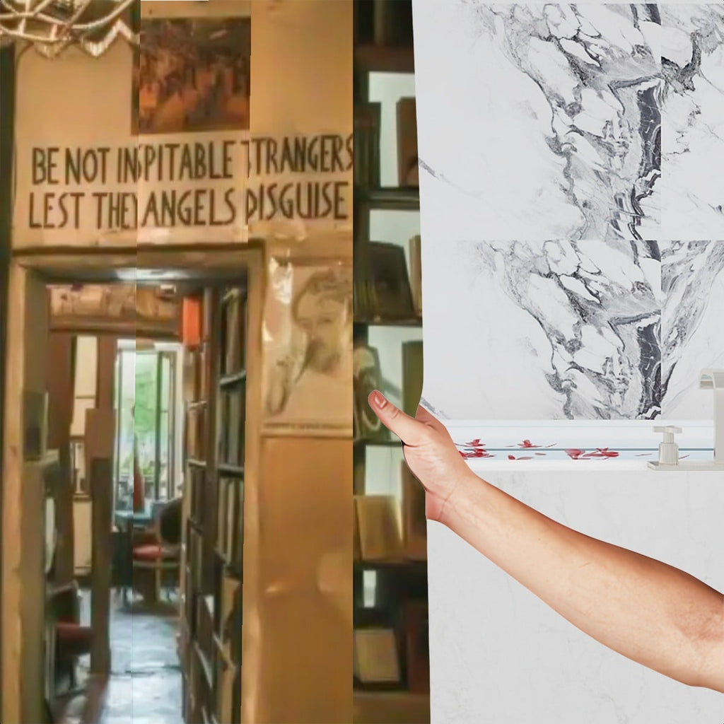 Bookshop Shower Curtain