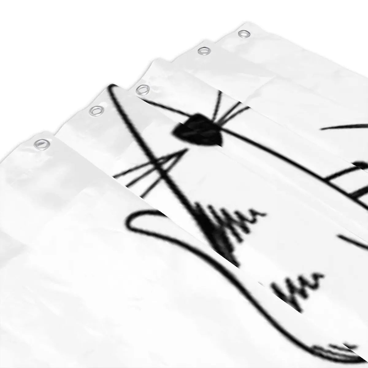 I do what I want cat shower curtain Sandy Beach