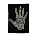 Sandy Beach garden decor flag featuring the "We Are All Just Walking Each Other Home" message, suitable for outdoor display.
