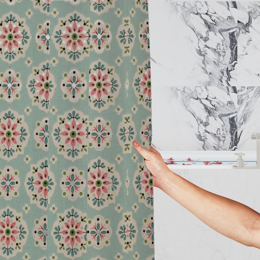 Vintage Botanical  Shower Curtain