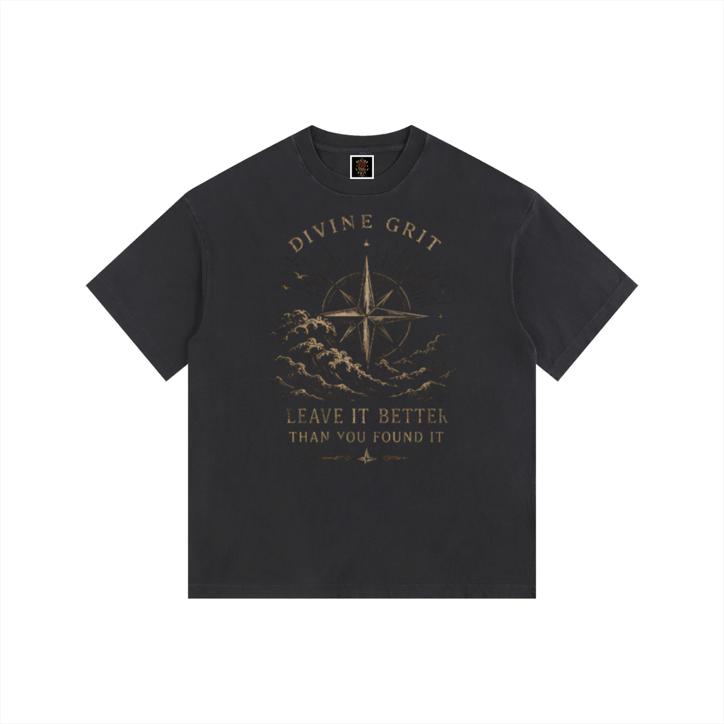 Vintage Washed Oversized Cotton T-Shirt