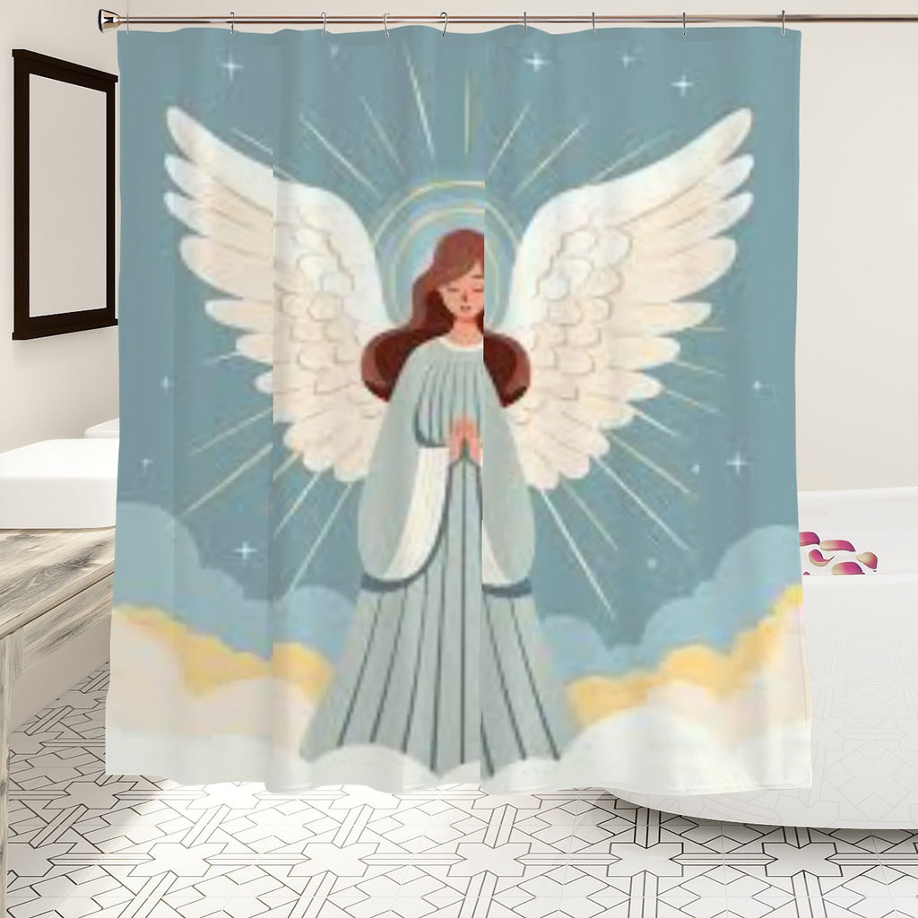 Praying Angel Shower Curtain