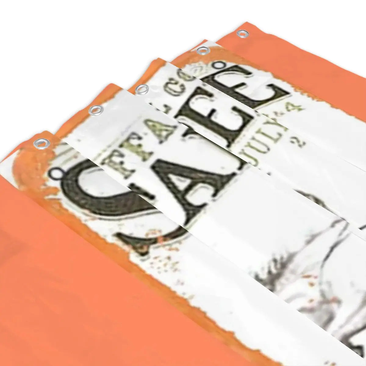 Stampede Rodeo Poster Shower Curtain Sandy Beach