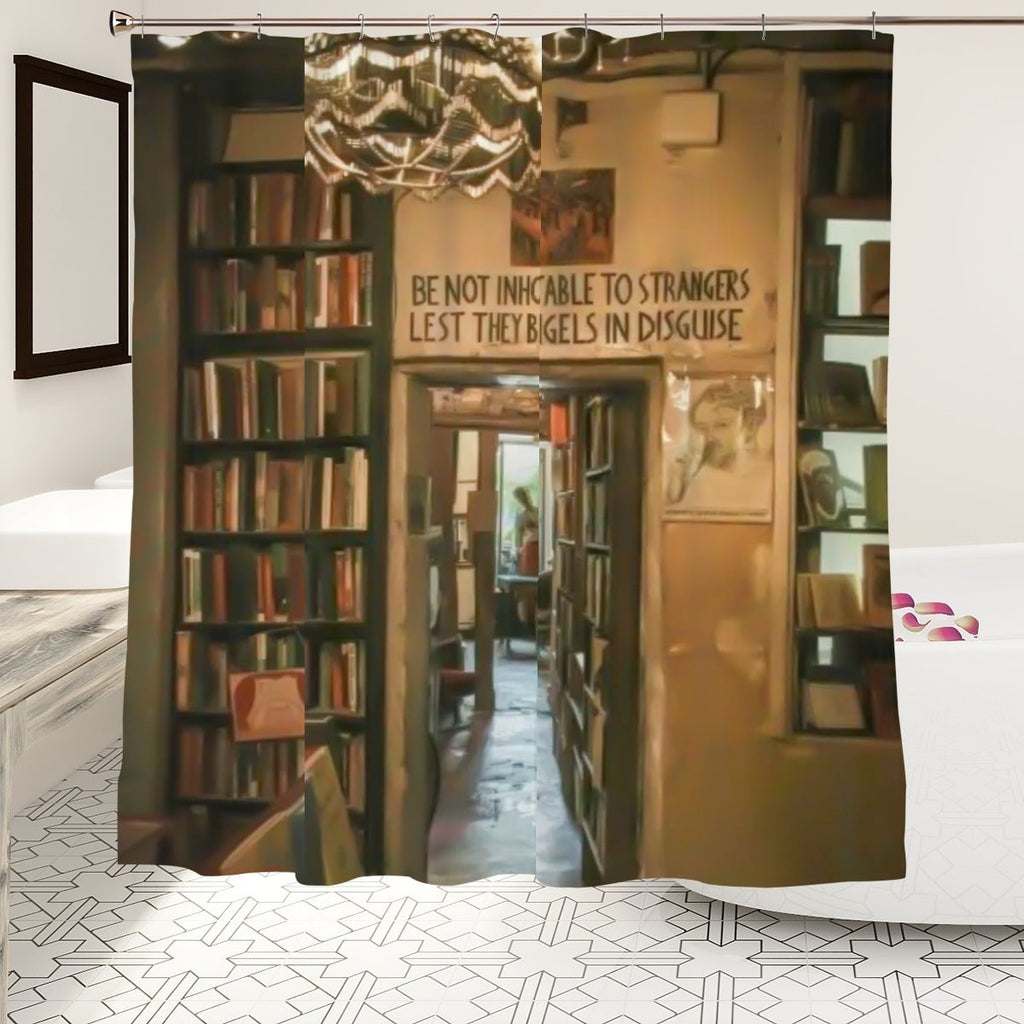 Bookshop Shower Curtain