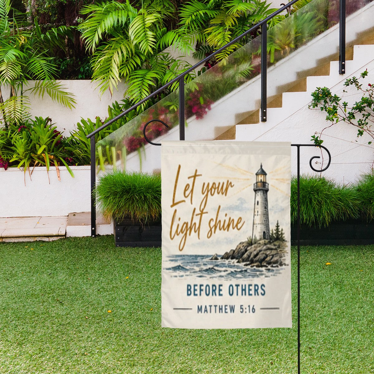 Colorful Sandy Beach garden flags for yard decor, outdoor garden decorations with vibrant designs and durable fabric.