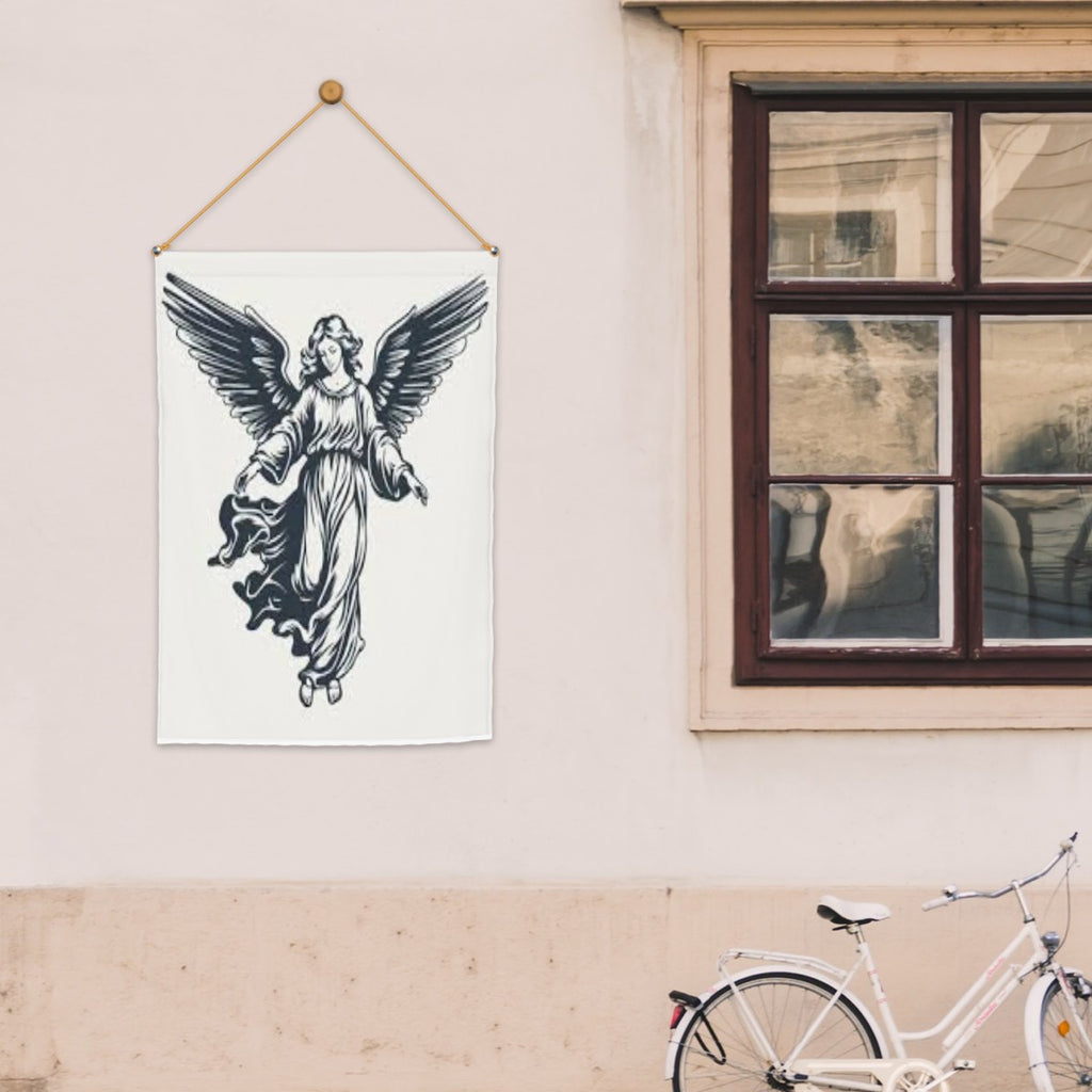 Vintage Angel garden decor flag by Sandy Beach featuring a charming angel design for outdoor decoration.