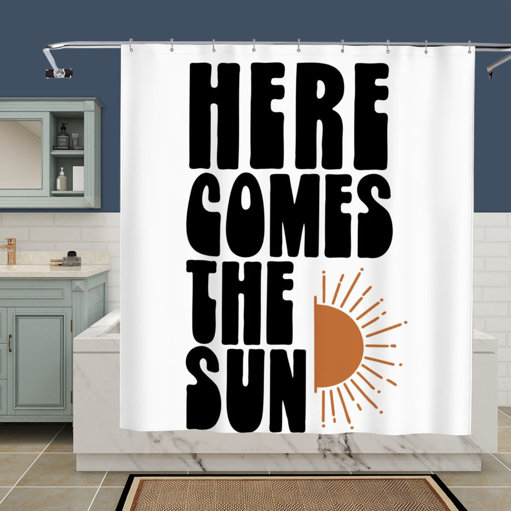 Here Comes the Sun Shower Curtain