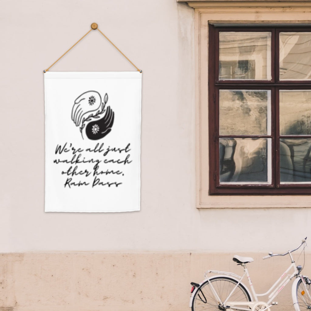 Yin Yang Hands Garden Flag