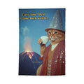 Wizard Cat with Tea Garden Flag