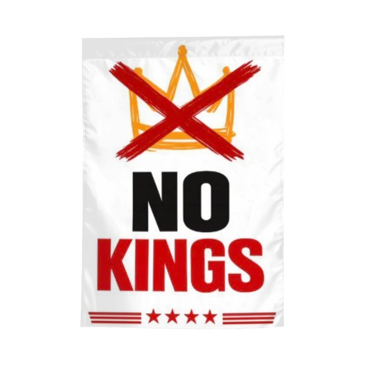 No Kings crown graphic Garden Flag