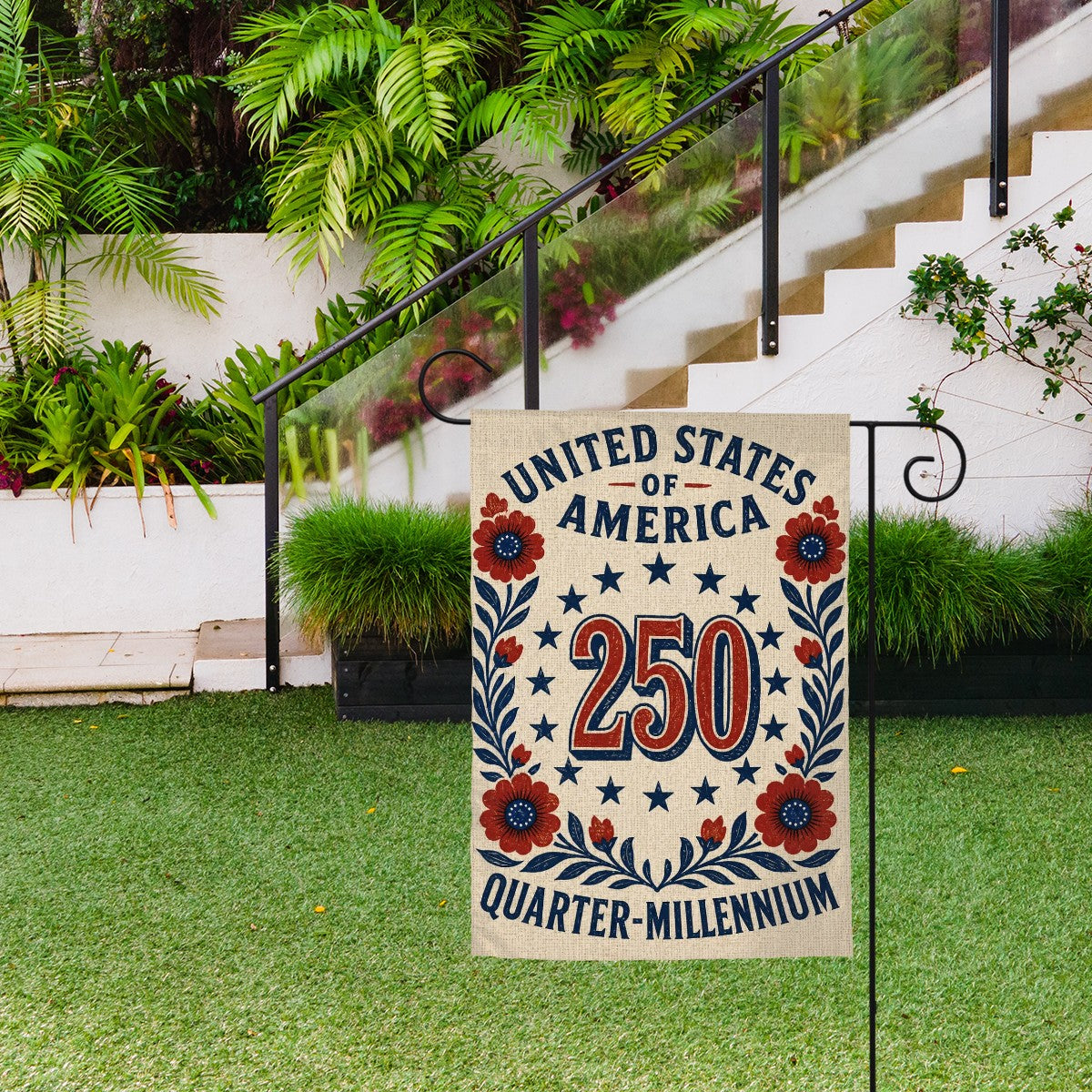 Colorful Sandy Beach garden flag yard decoration with outdoor garden decor design, perfect for enhancing outdoor spaces.