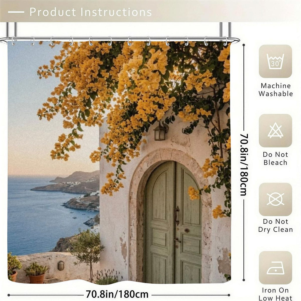 Doorways & Portals Shower Curtain | Architectural Art Bathroom Decor