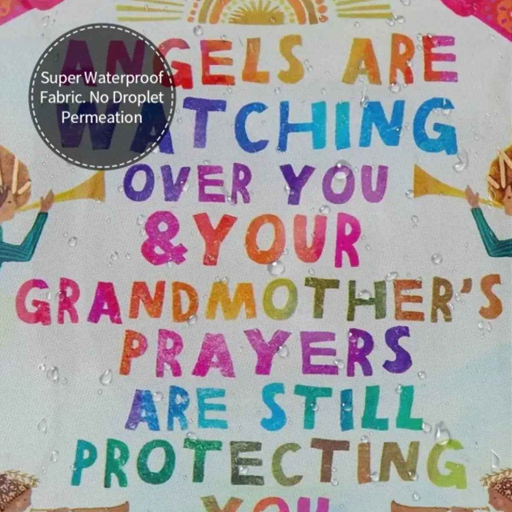Angels are watching over you Shower Curtain