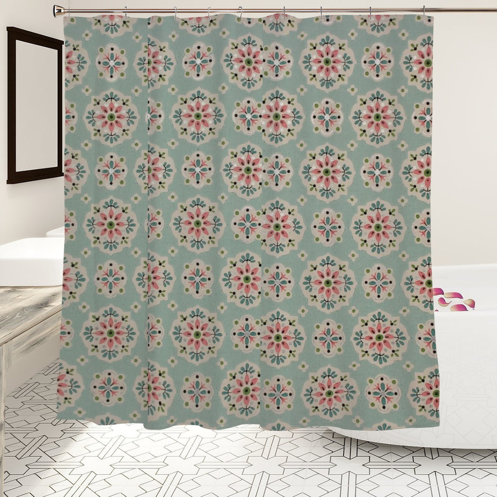 Vintage Botanical  Shower Curtain