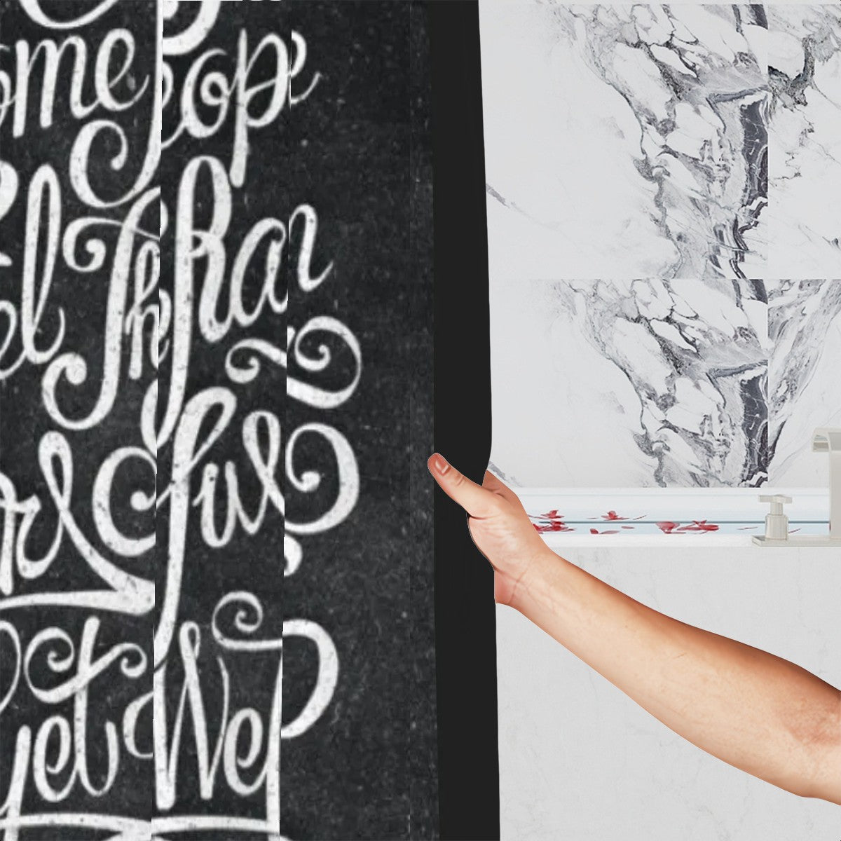 Some People Feel The Rain Other Just Get Wet Shower Curtain