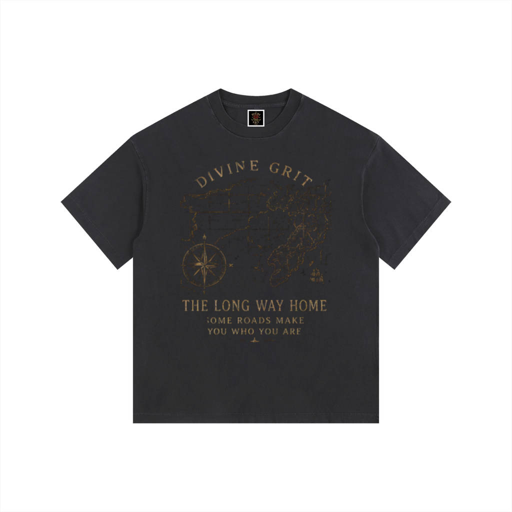 Vintage Washed Oversized Cotton T-Shirt