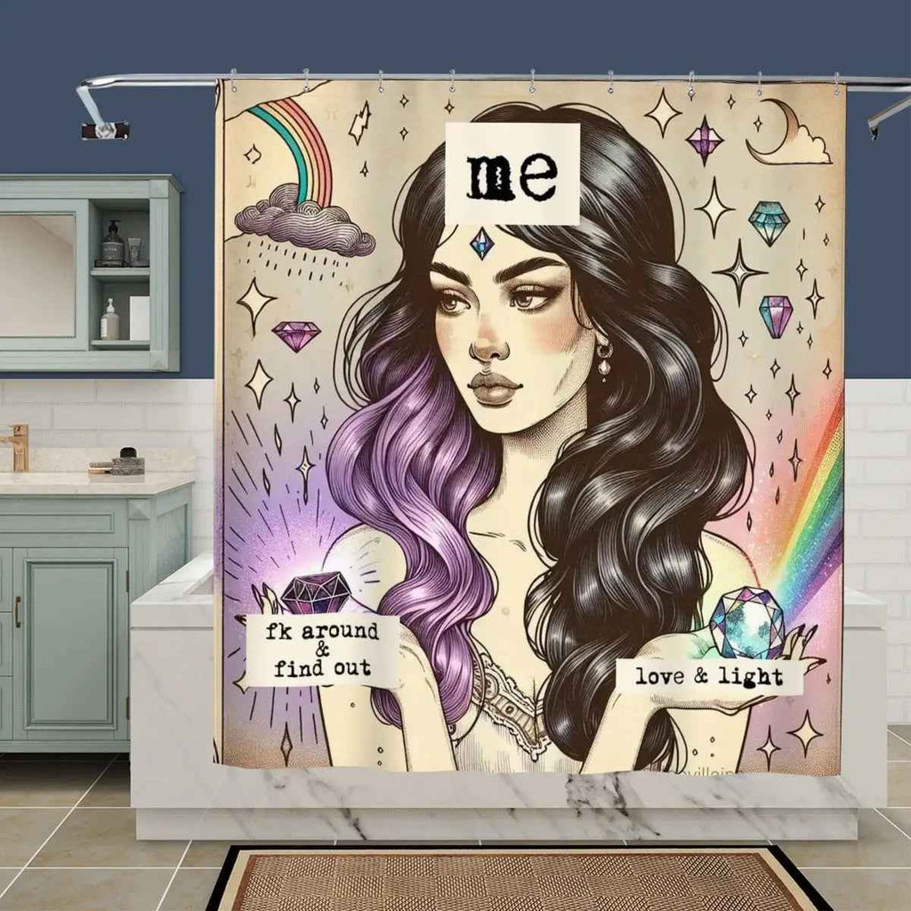 Self portrait witch Shower Curtain