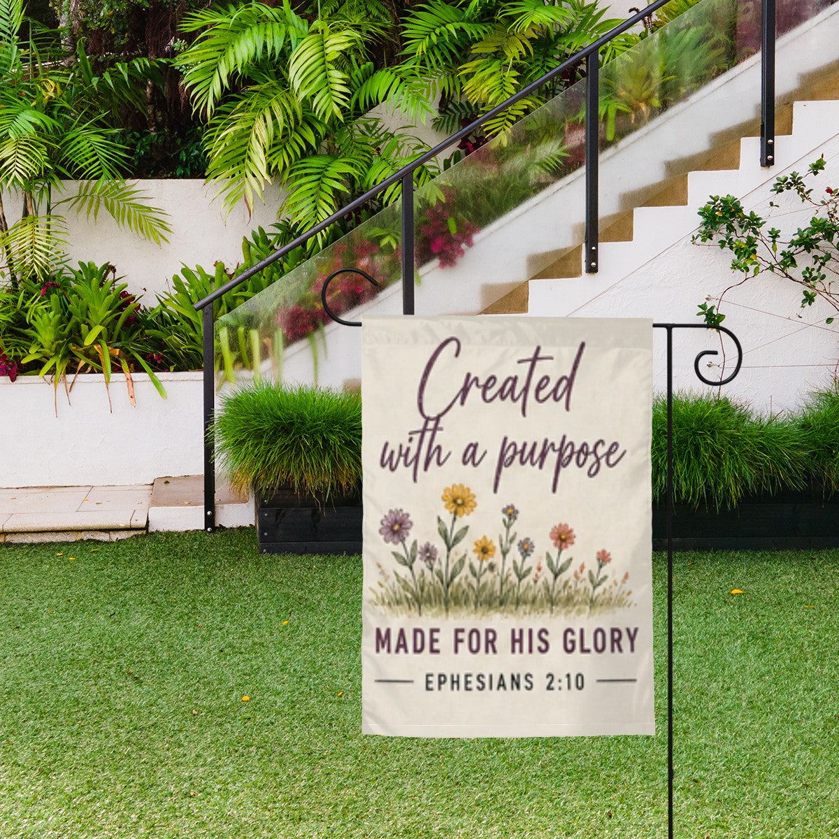 Colorful Sandy Beach garden flag for yard decoration, outdoor garden decor with vibrant design and weather-resistant fabric.