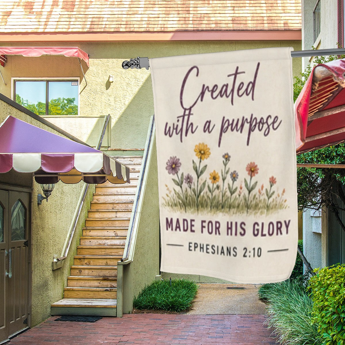Colorful Sandy Beach garden flags for yard outdoor decor, featuring vibrant designs perfect for enhancing outdoor garden spaces.