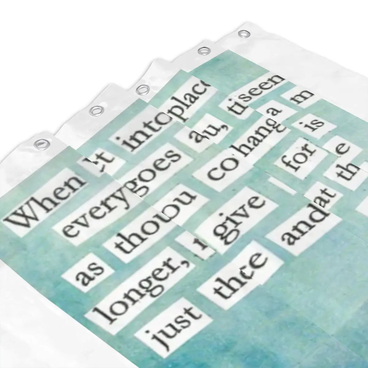 Whale Tail Shower Curtain Sandy Beach