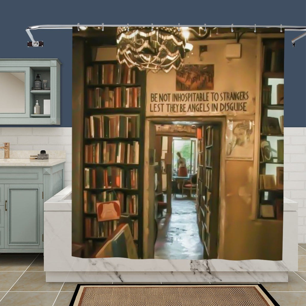 Bookshop Shower Curtain