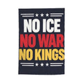 No Ice No War No Kings Garden flag
