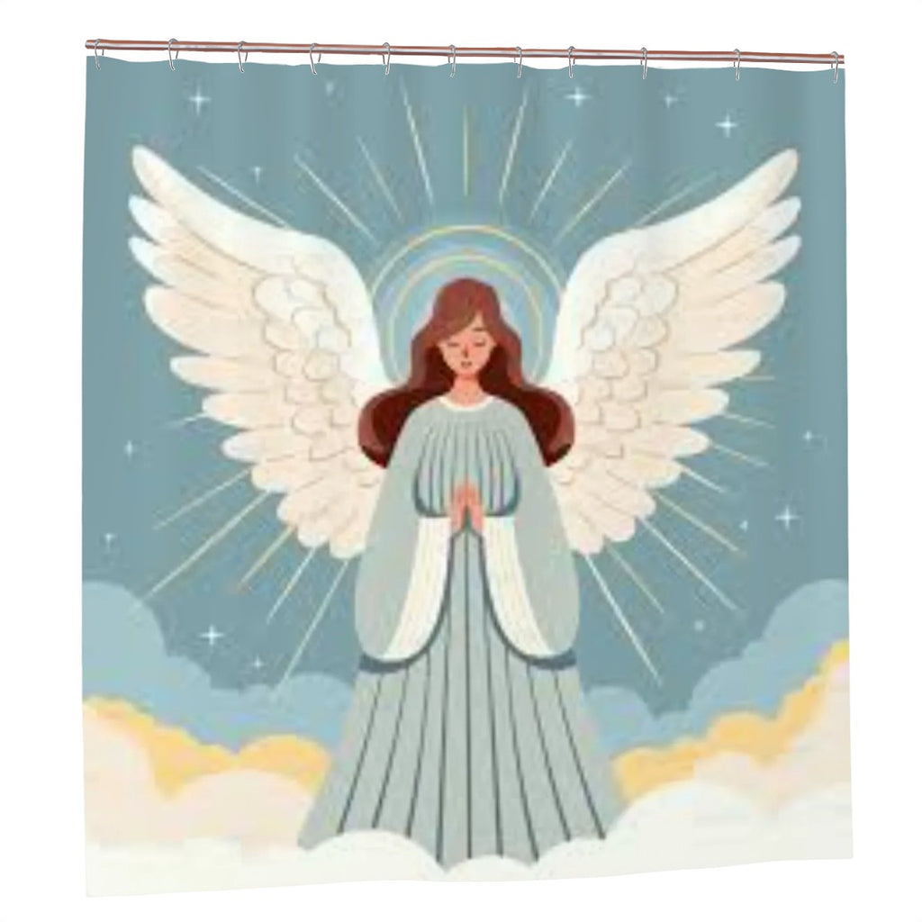 Praying Angel Shower Curtain