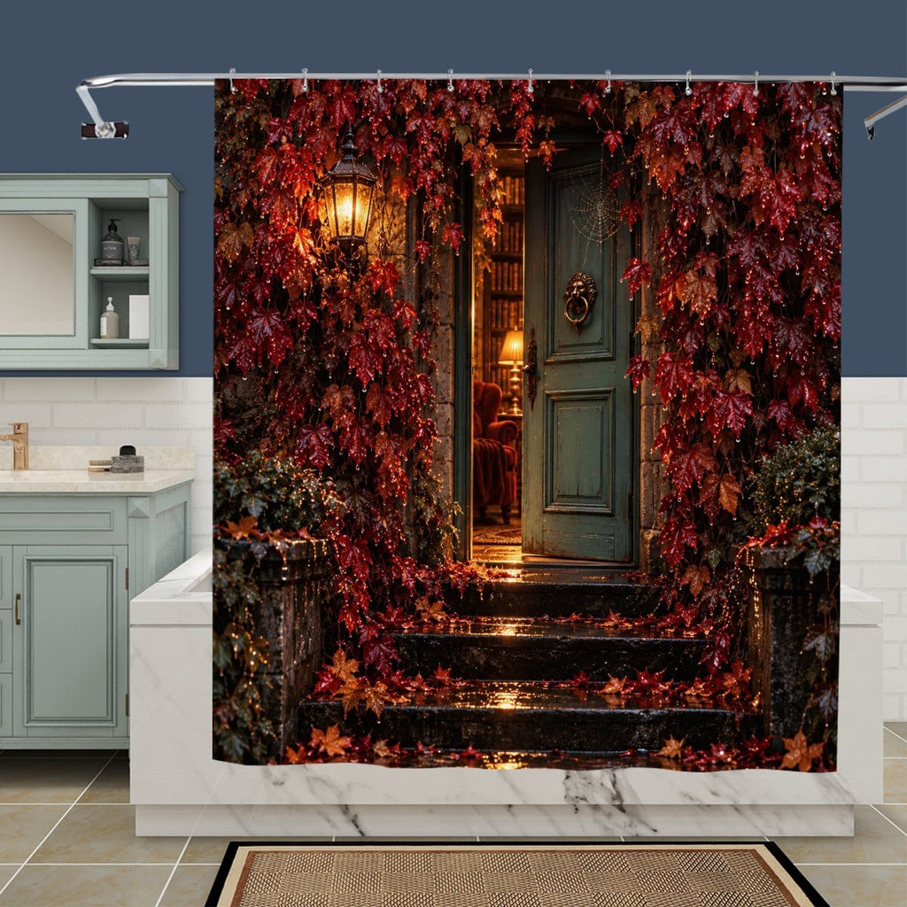 Open Door Shower Curtain - 72" x 72" Waterproof Doorway Art Print