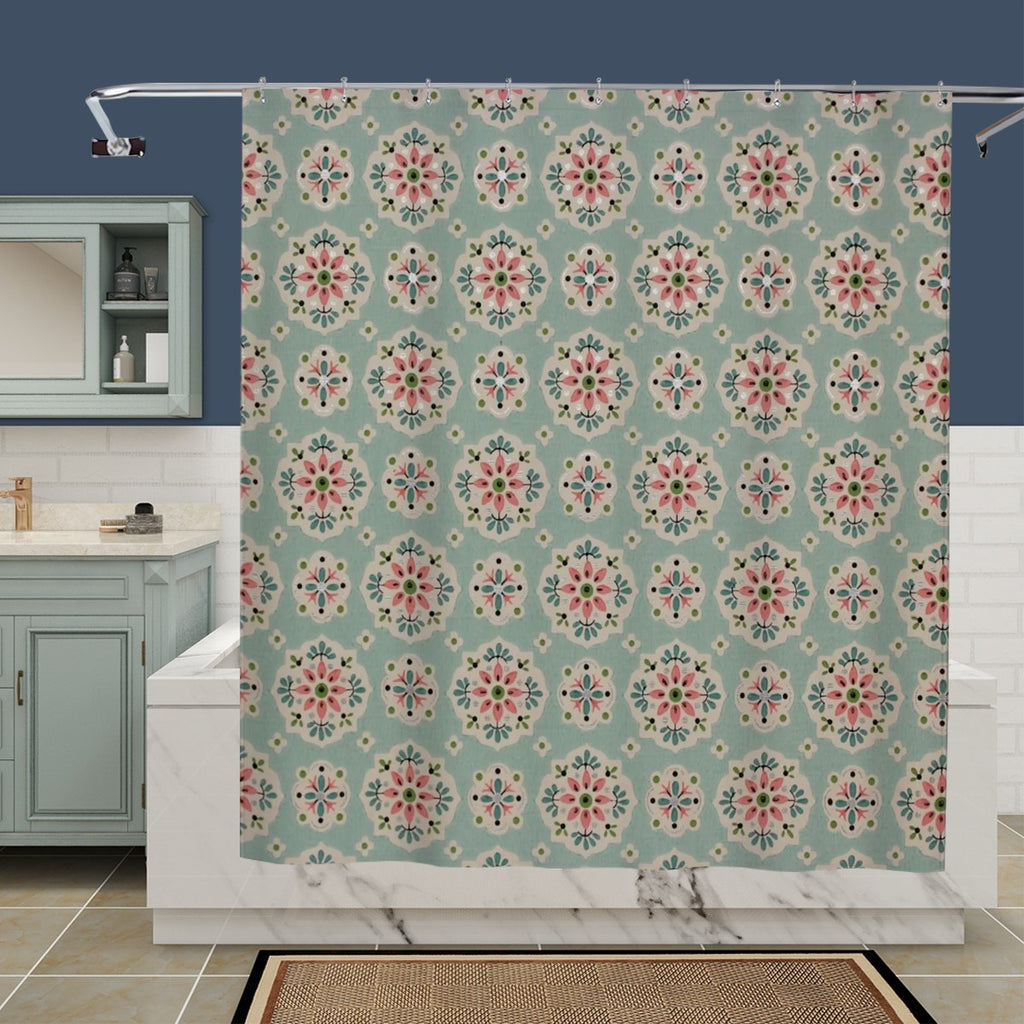 Vintage Botanical  Shower Curtain