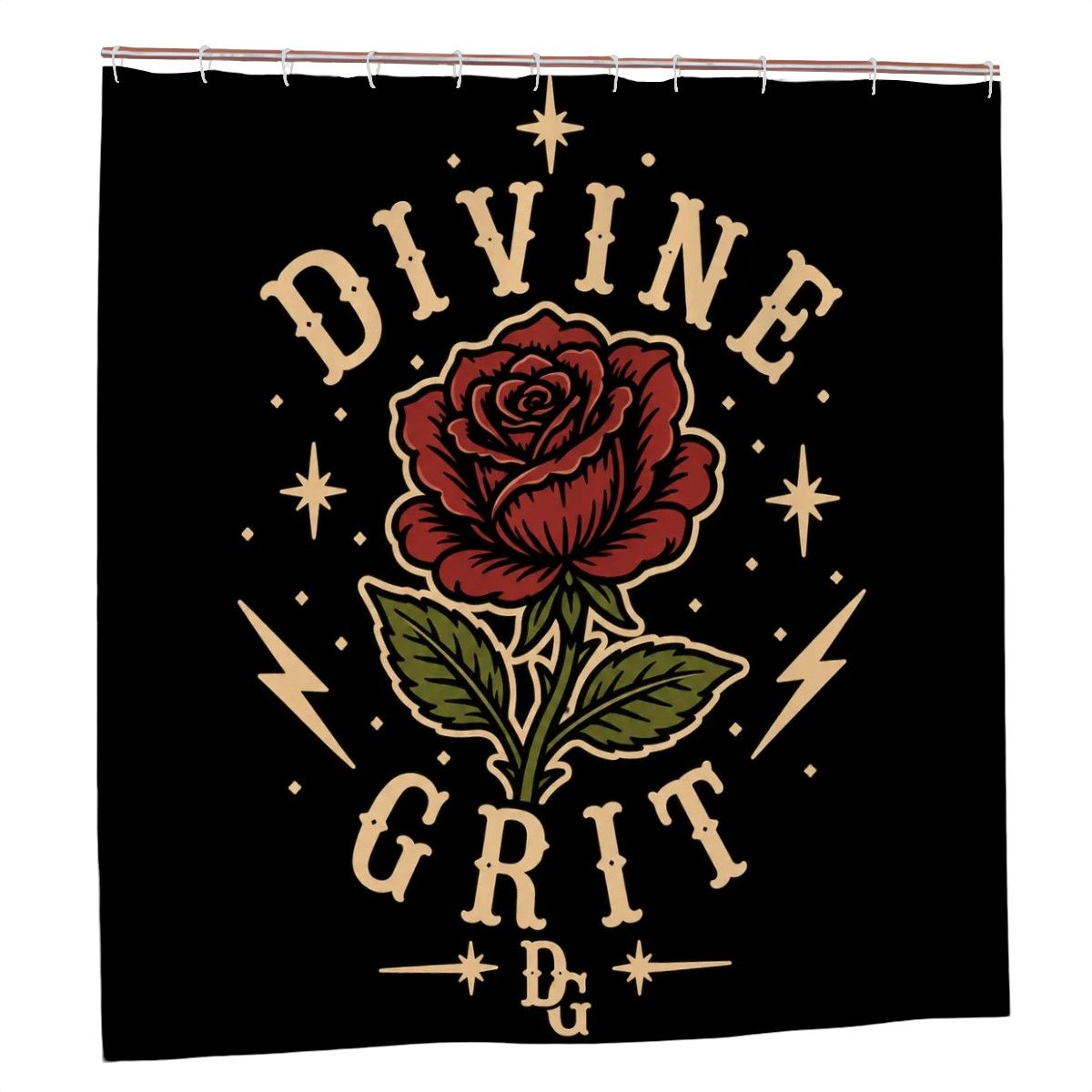 Divine Grit Shower Curtain - Sandy Beach