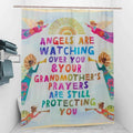 Angels are watching over you Shower Curtain