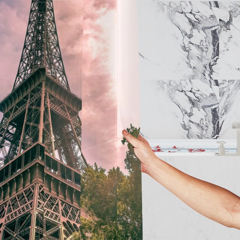 Eiffel Tower Shower Curtain
