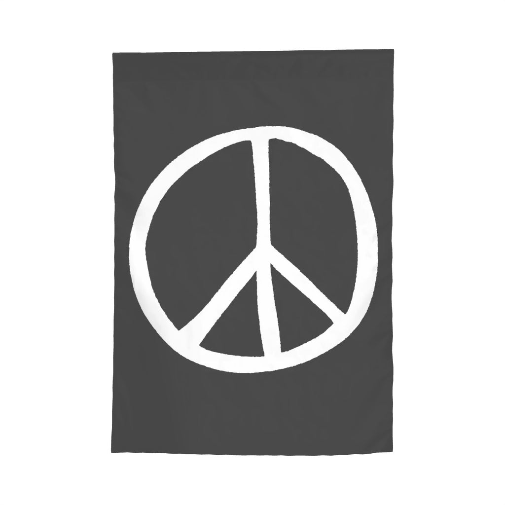 Peace Symbol Garden Flag