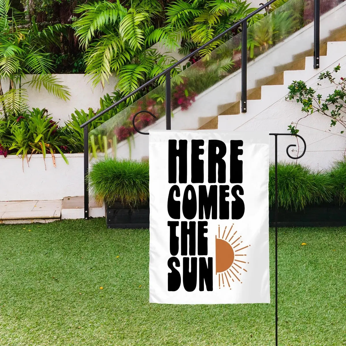 Garden Flags Yard Decorations Outdoor Sandy Beach