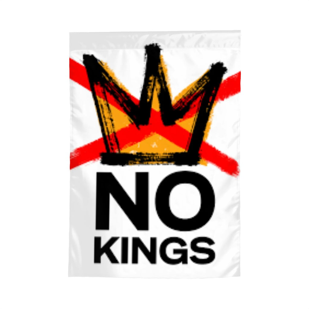 No Kings Garden flag