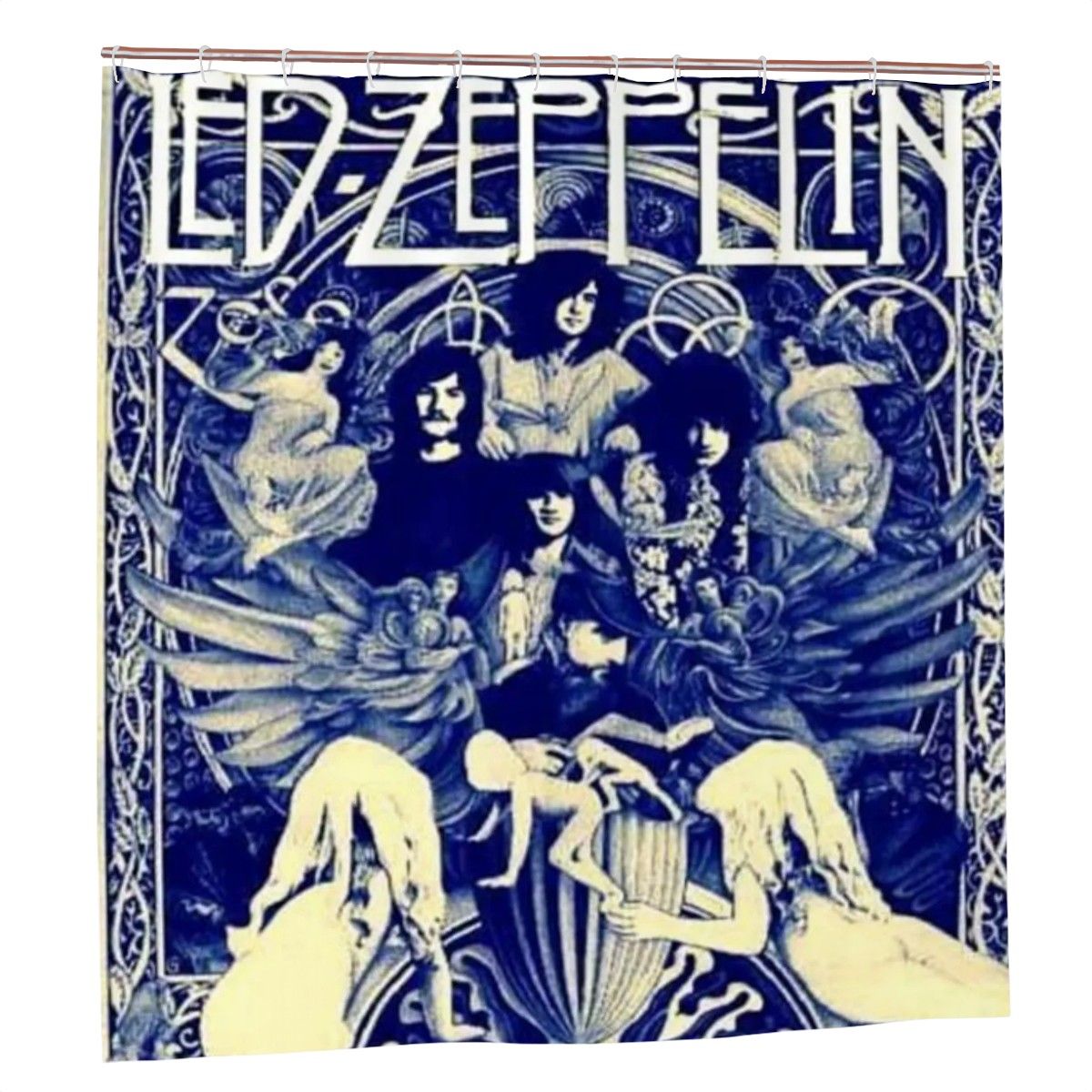 Led Zeppelin Concert poster Shower Curtain