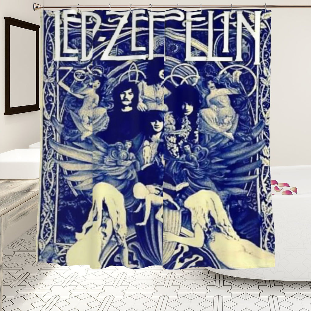 Led Zeppelin Concert poster Shower Curtain