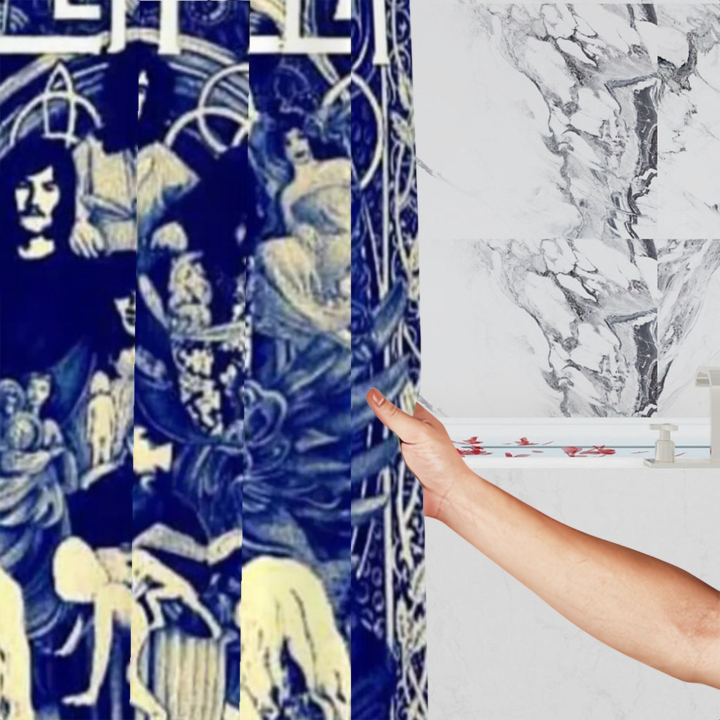 Led Zeppelin Concert poster Shower Curtain