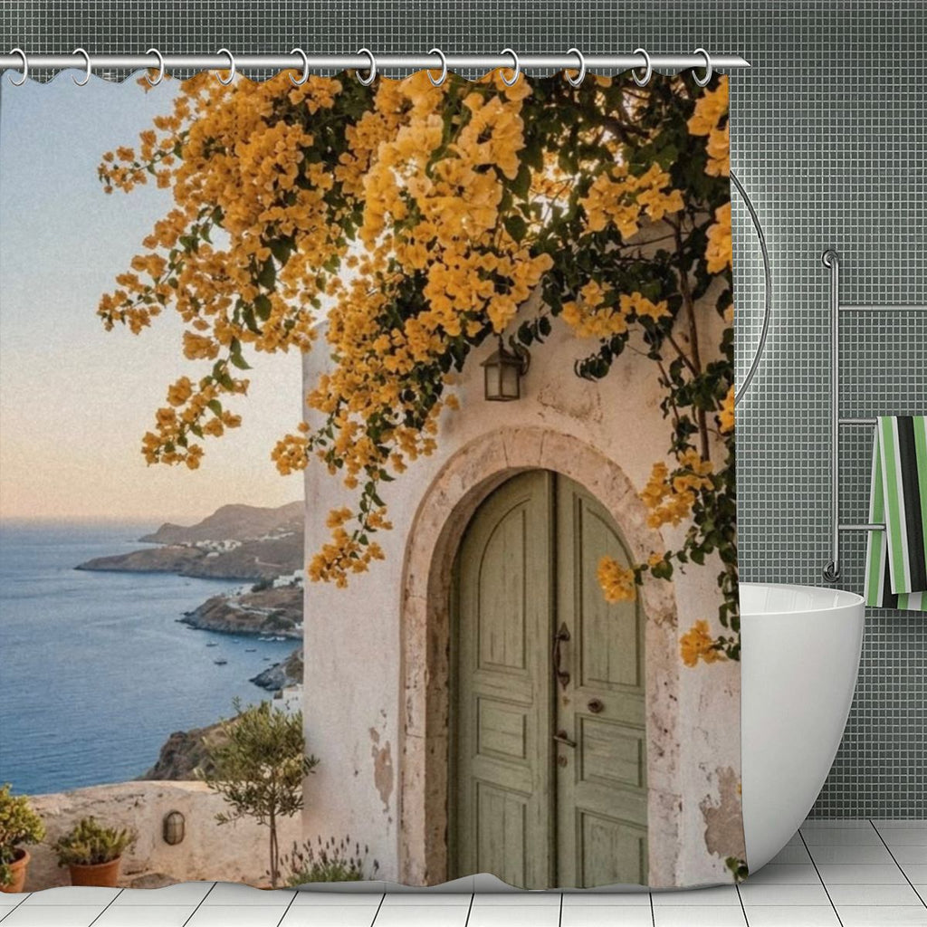 Doorways & Portals Shower Curtain | Architectural Art Bathroom Decor