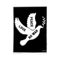 Love Peace No War Dove garden flag