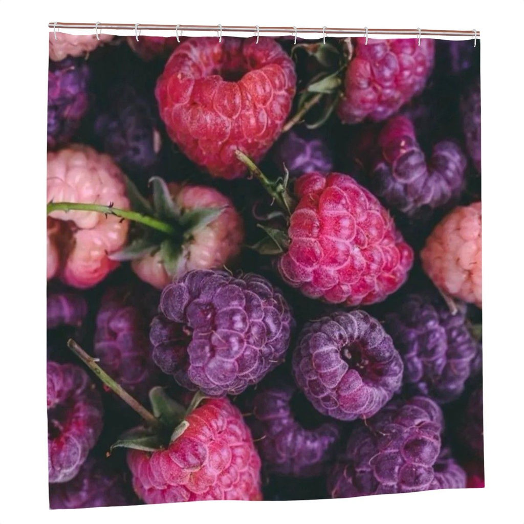 Fresh Berries Photographic Shower Curtain