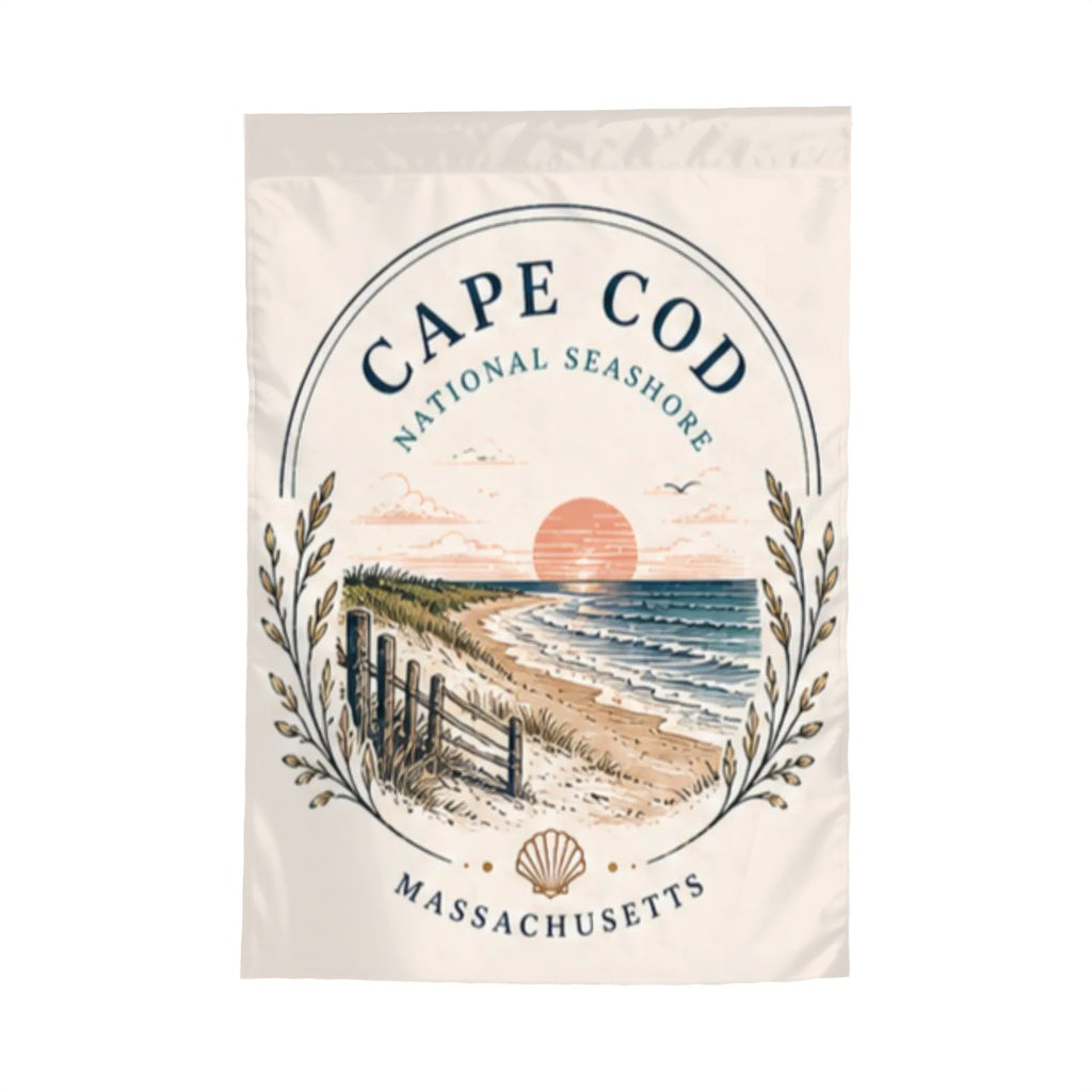 Colorful Sandy Beach garden flag for outdoor yard decor, featuring vibrant design perfect for garden or outdoor decoration.