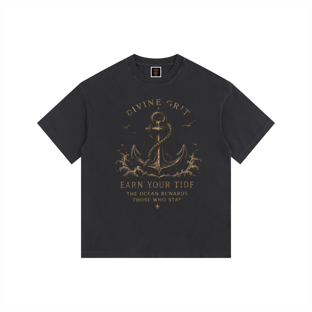 Vintage Washed Oversized Cotton T-Shirt