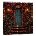 Autumn Doorway Shower Curtain - 72" x 72" Fall Foliage Archway Print