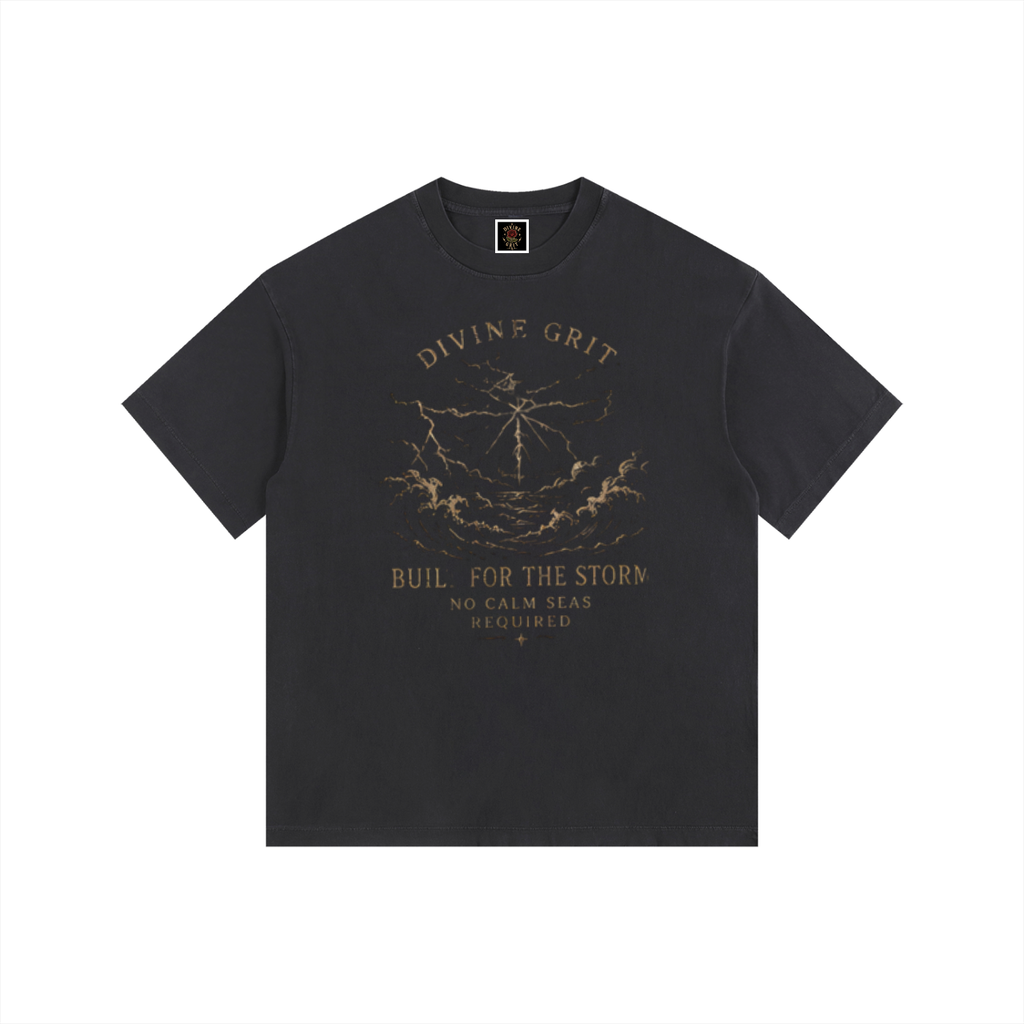 Vintage Washed Oversized Cotton T-Shirt