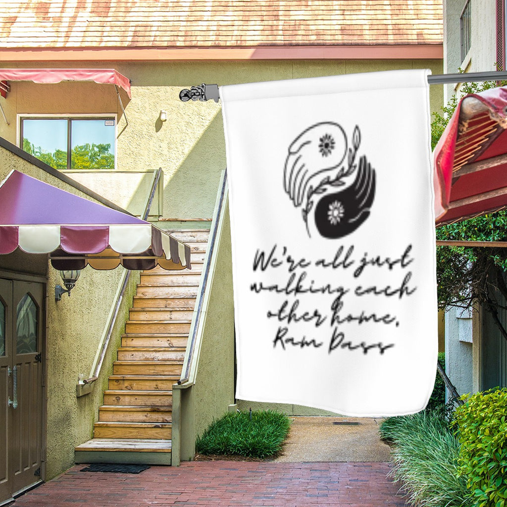 Yin Yang Hands Garden Flag