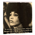 Angela Davis "Knows Her Voice" Portrait Shower Curtain