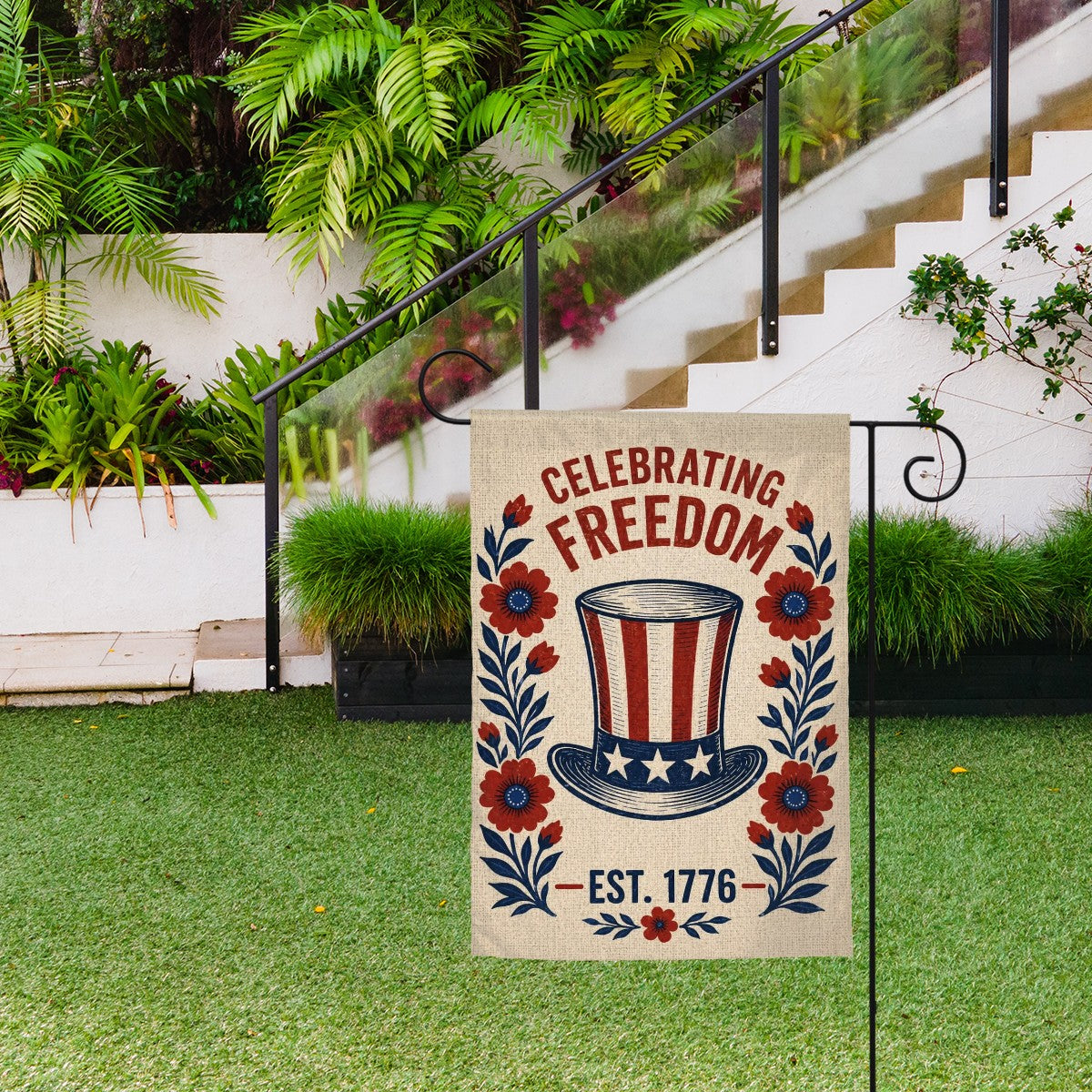 Colorful Sandy Beach garden flag for yard outdoor decor, featuring vibrant design perfect for garden decoration.