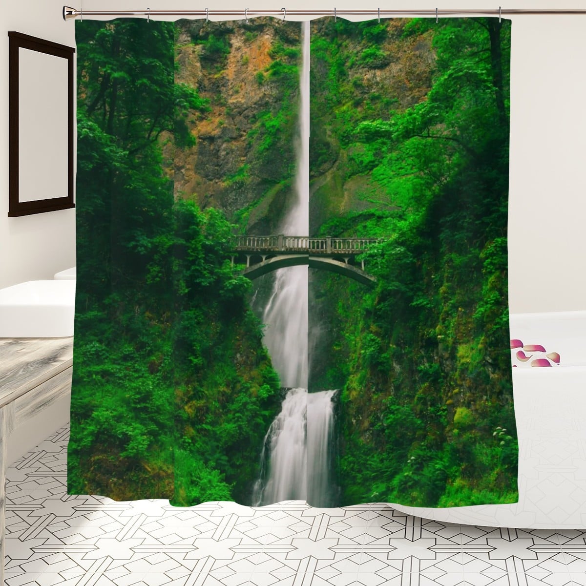Waterfall Shower Curtain