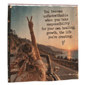 Unfuckwithable Shower Curtain - 72" x 72" Funny Motivational Bathroom Decor